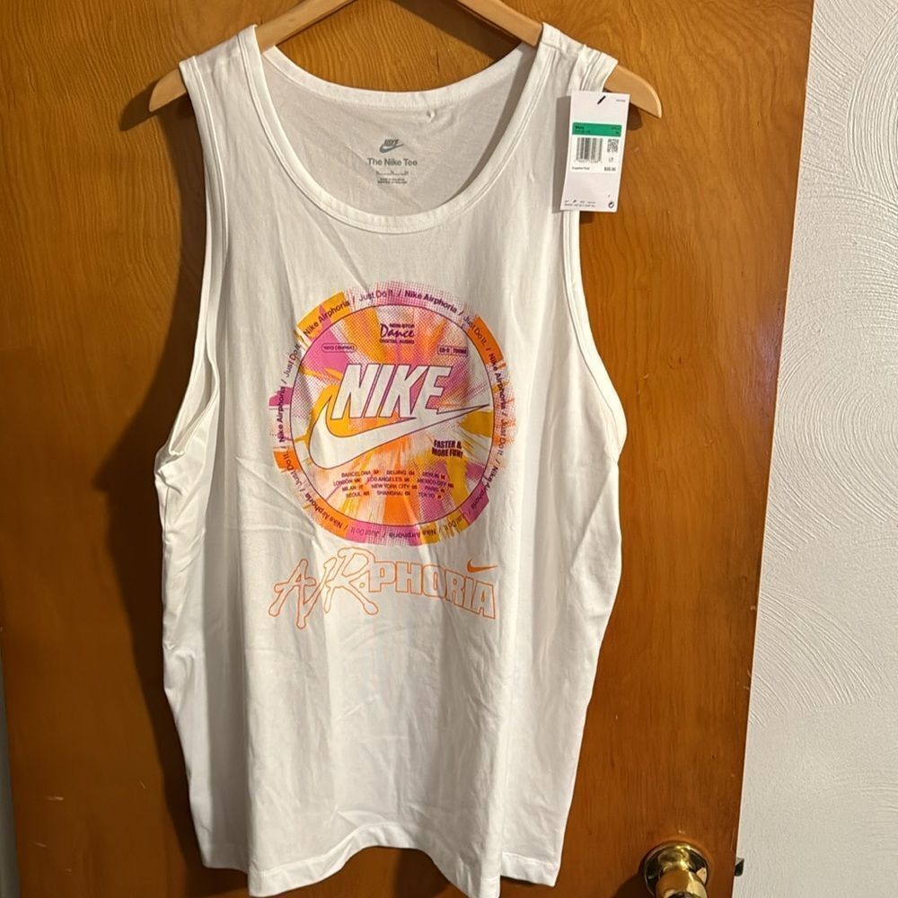 Nike Tank Top Mens XL White